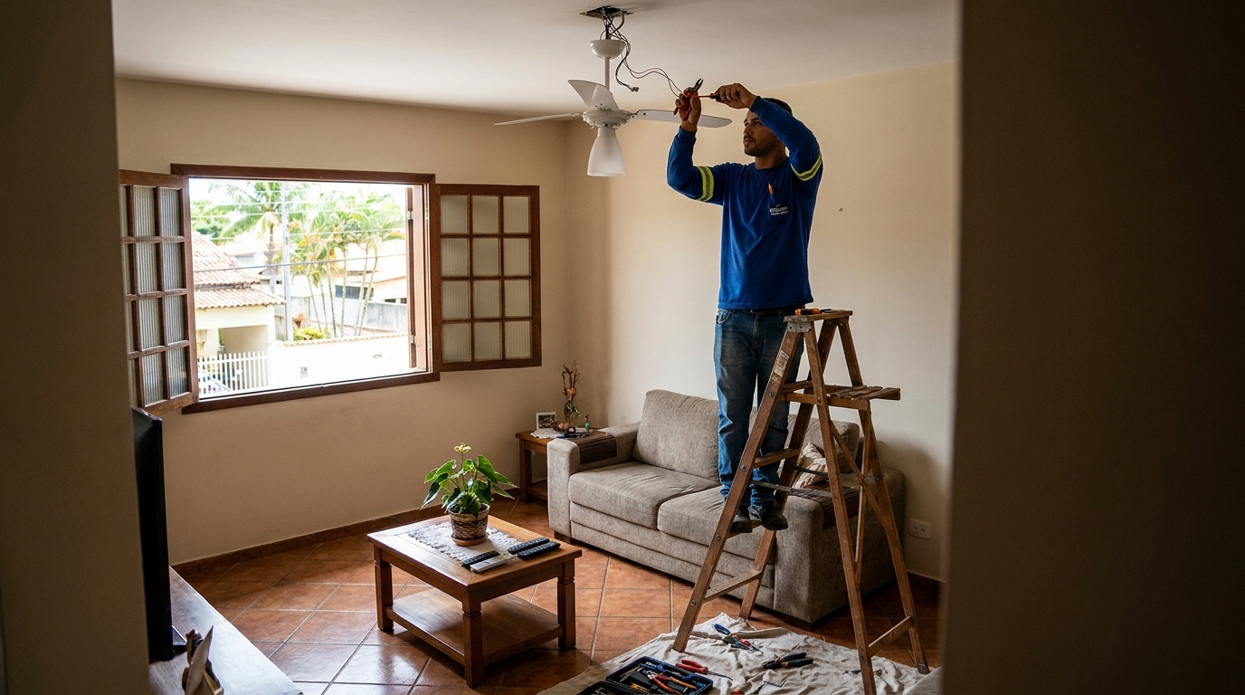 Reforço de Suporte no Teto em Vitória‑ES
